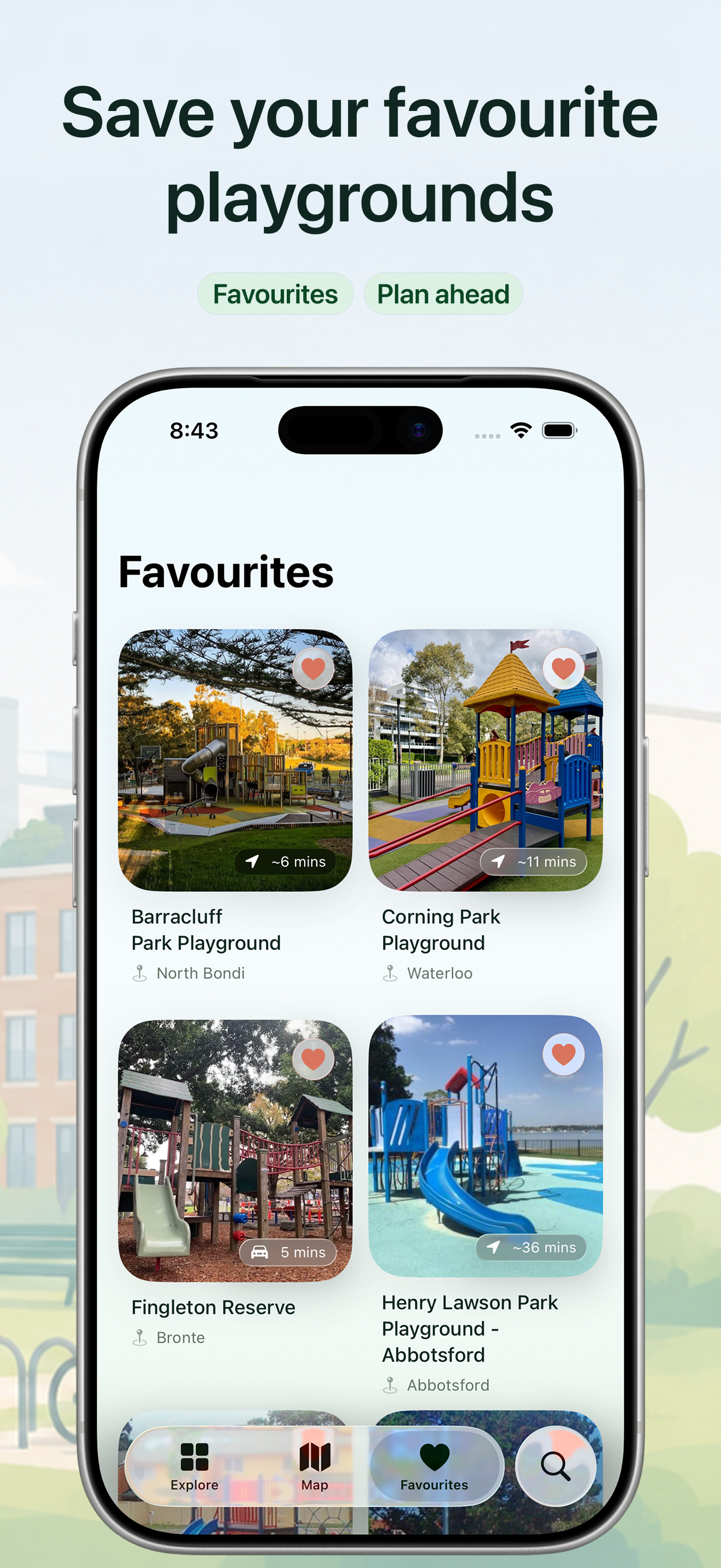 Additional app screen